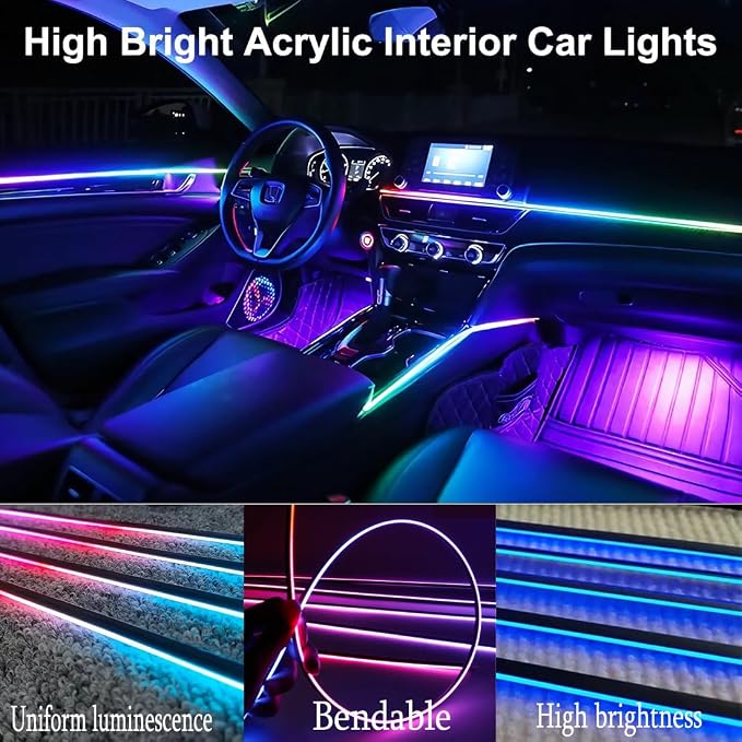 Acrylic Interior Car LED Lights - Image 3