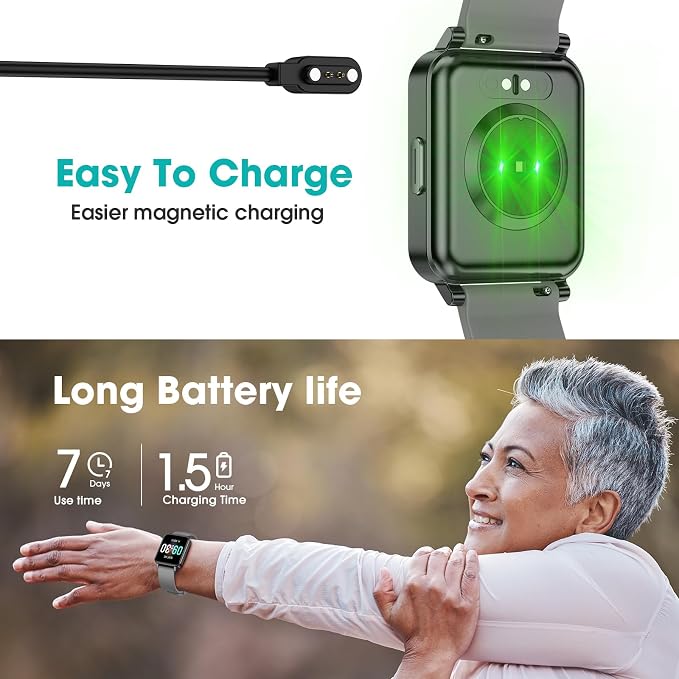 Pedometer Watch Senior Friendly No App/Phone Required, Waterproof Fitness - Image 7