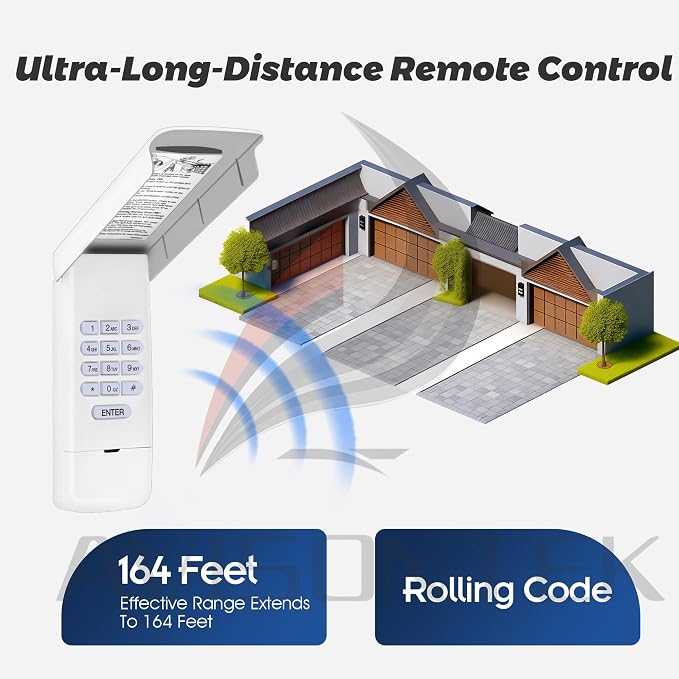 Avisontek for LiftMaster 878Max 877LM Wireless Universal Garage Door Opener - Image 6