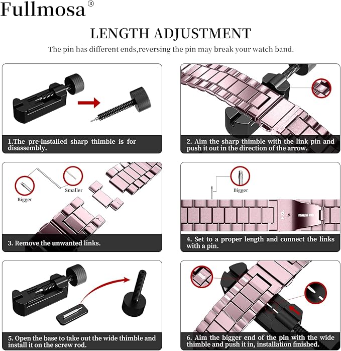 Fullmosa Metal Band Compatible - Image 6