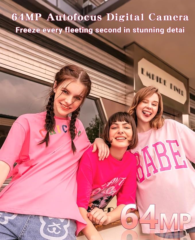 FLATIC Cameras for Photography, 6K 64MP Digital Camera - Image 3