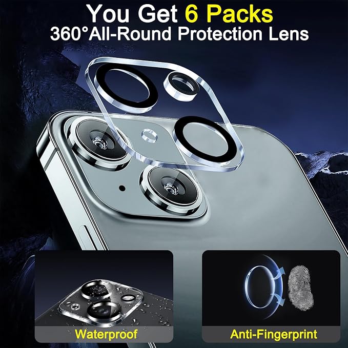 Ferilinso for iPhone 14 iPhone 15 iPhone 14 Plus iPhone 15 Plus Camera Lens - Image 3