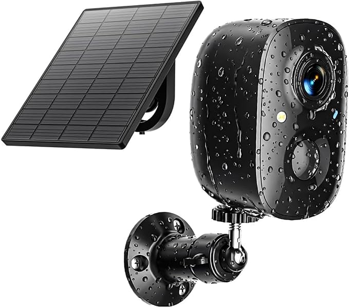 Security Cameras Wireless Outdoor 2K Solar Powered WiFi Cameras by Unknown