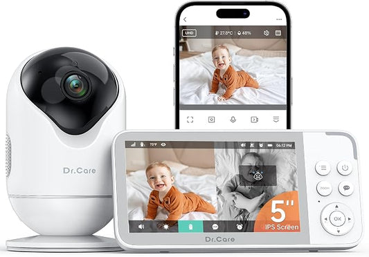 Dr.Care VistaView 5” Smart WiFi Baby Monitor by DrCare