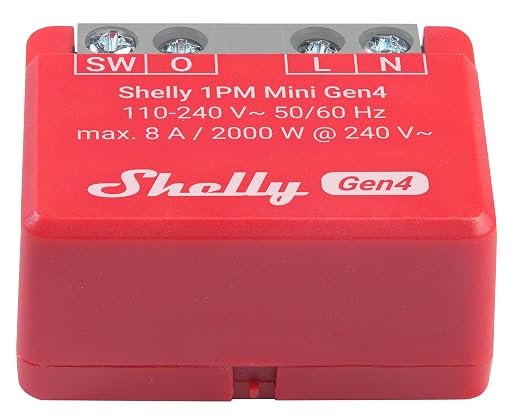 Shelly 1PM Mini Gen4 | Wi-Fi, Matter Smart Relay Switch - Image 9