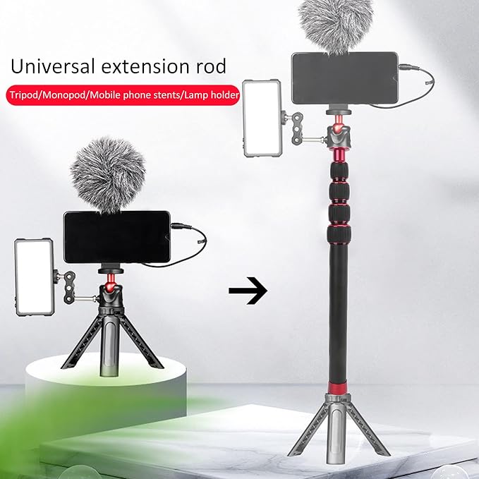 Aluminum Alloy Monopod, 33.5-108cm/13.2-42.5in, Universal 1/4 Screw Tripod - Image 2