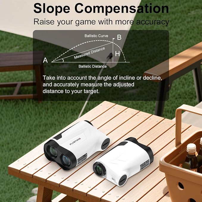 Precision Laser Rangefinder for Golf & Hunting, 800/1000/1300 m Range, 6X - Image 5