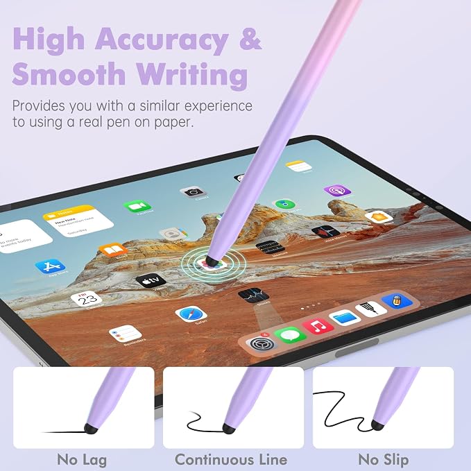 5Pcs Stylus Pens, 2 in 1 Stylus Pen - Image 4