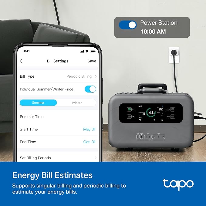 TP-Link Tapo Smart Plug Mini, Matter Compatible, Compatible - Image 5