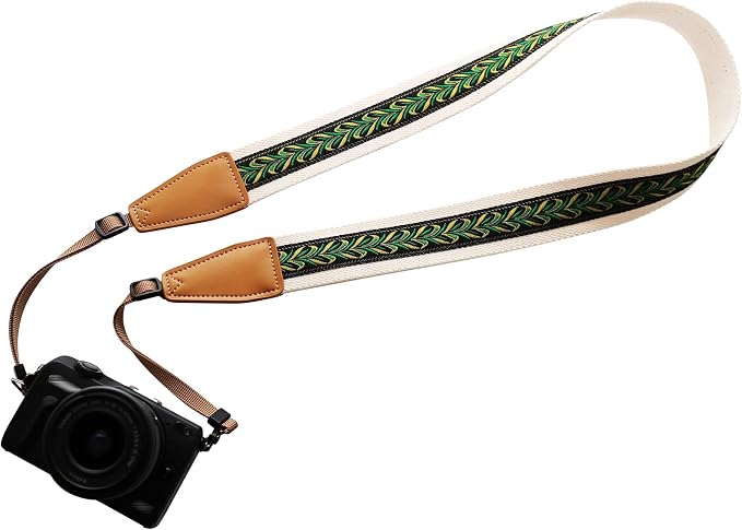 Original Design Personalized Adjustable Camera Strap Vintage Style Peacock by Unknown
