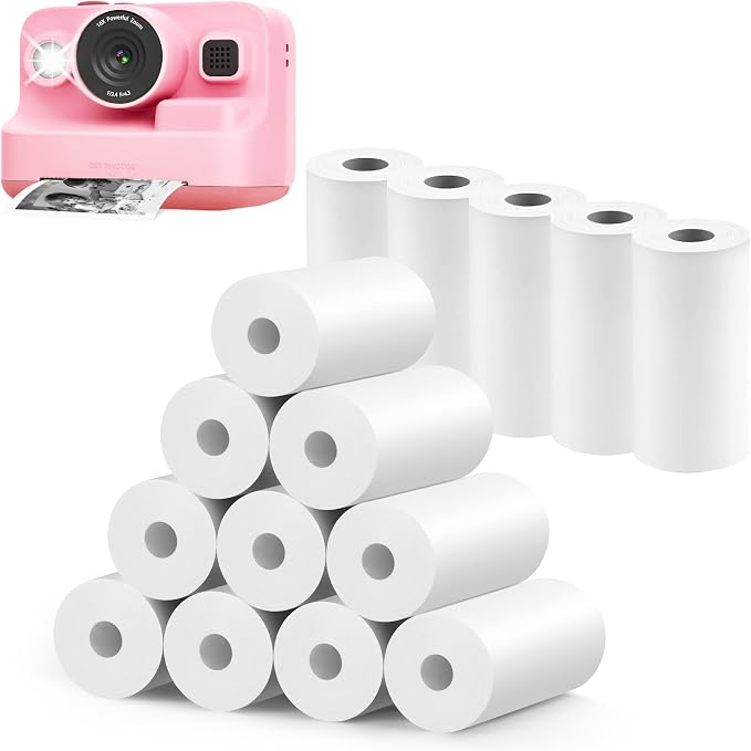 MIARALA 15 Rolls Instant Camera Refill Print Paper, HD Print Camera Paper Refill by MIARALA