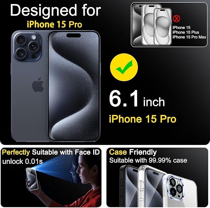 Ferilinso 3 Pack Screen Protector - Image 2