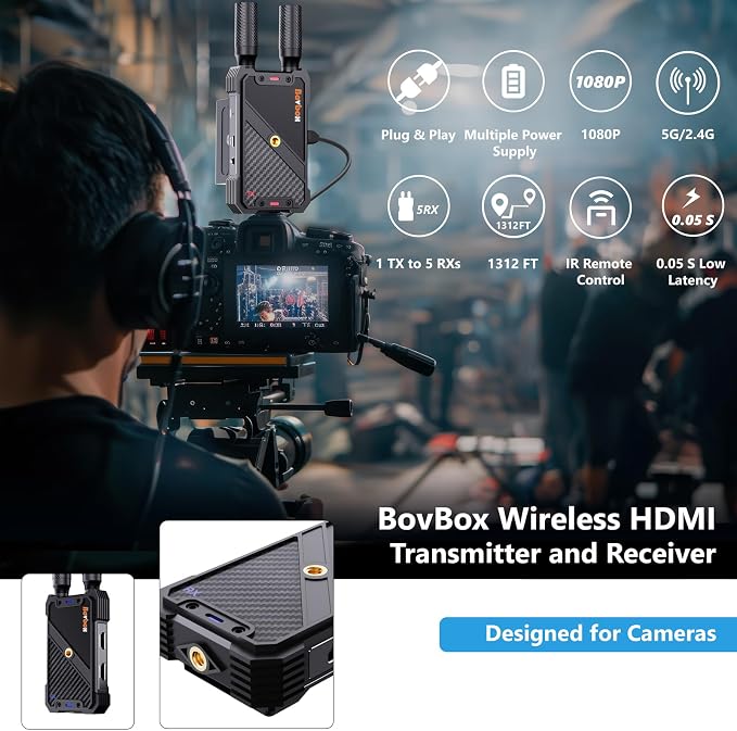 Wireless HDMI Transmitter and Receiver: 1312ft Plug&Play HDMI Wireless Extender - Image 3