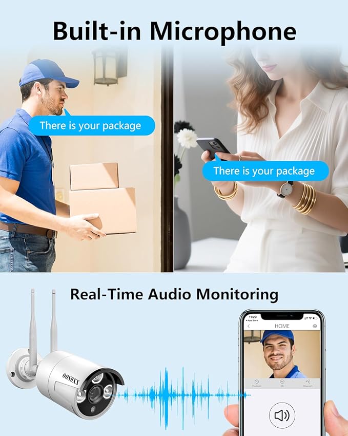 Wireless Security Camera System, 16CH WiFi NVR - Image 2