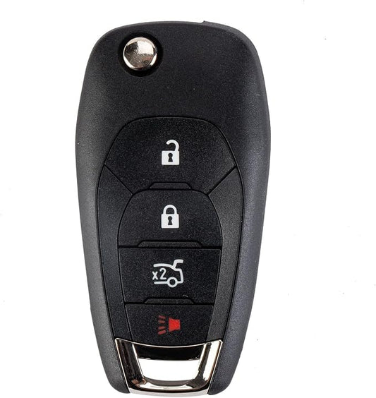 Flip Car Key Fob for 2016/2017/2018/2019 Chevy Cruze XL8 Systems Only Keyless by USAKeys