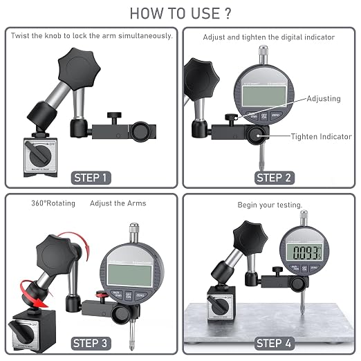 HDLNKAK Digital Dial Indicator Gauge - Image 6