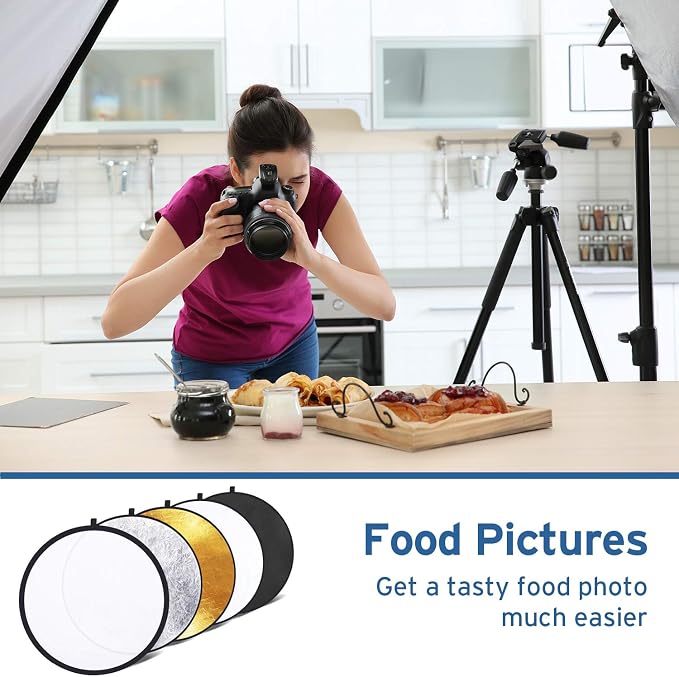 Etekcity 24" 5-in-1 Photography Reflector, Collapsible - Image 7