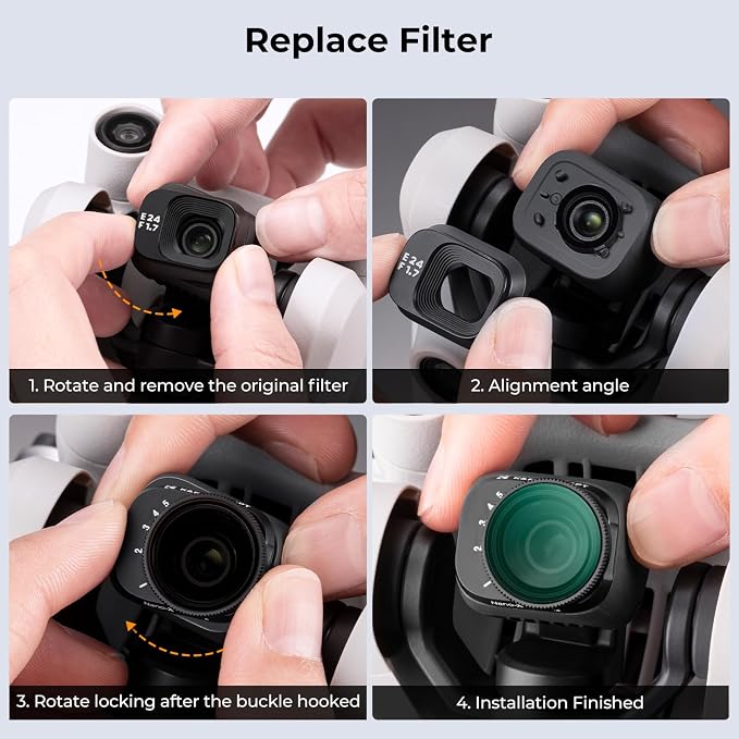 K&F Concept Mini 3 Pro Variable ND2-32 ND Filter Compatible - Image 7