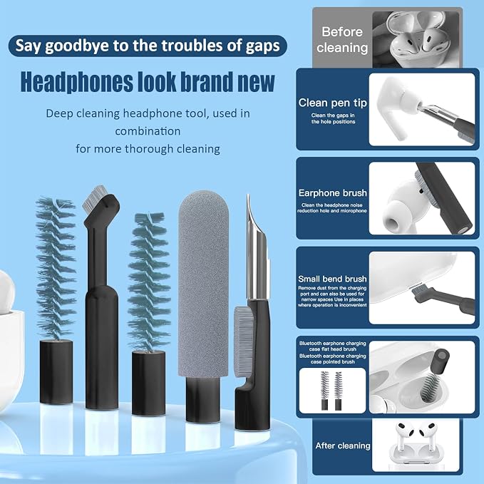 Keyboard Cleaning Kit Laptop Cleaner, 32-in-1 Computer Screen Cleaning Brush - Image 8