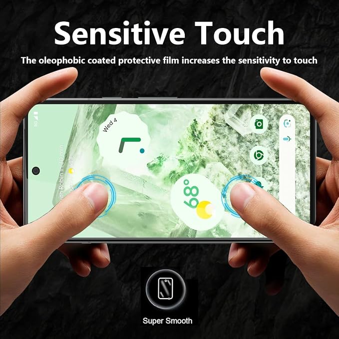 1 Pack for Google Pixel 8 Privacy Screen Protector. Anti Scratch, Self-Healing - Image 6