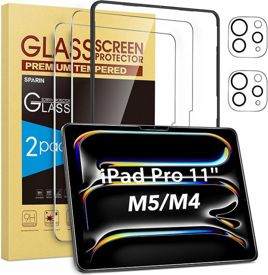 SPARIN Screen Protector for iPad Pro 11 Inch M5 2025/M4 2024, by SPARIN