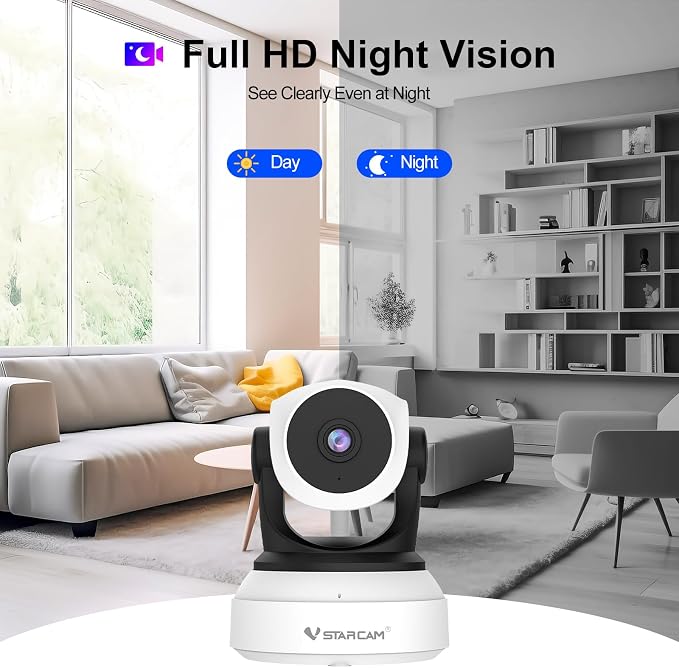 VSTARCAM Indoor Security Camera, 2K - Image 5