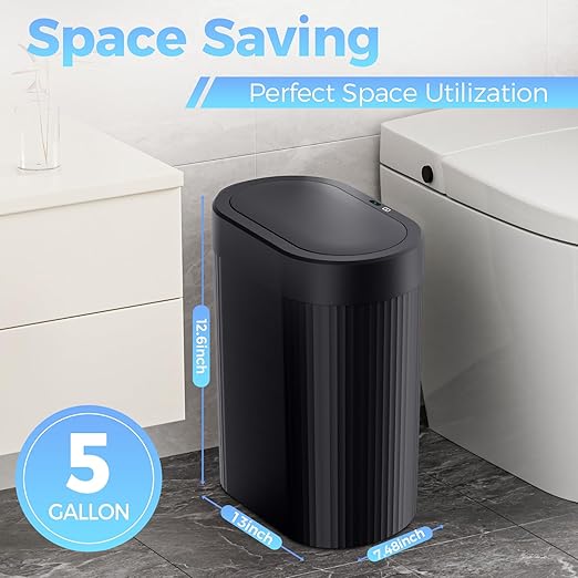 jinligogo 3 Pack 5 Gallon Bathroom Trash Can - Image 4