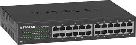 NETGEAR 24-Port Gigabit Ethernet Unmanaged Essentials Switch by NETGEAR