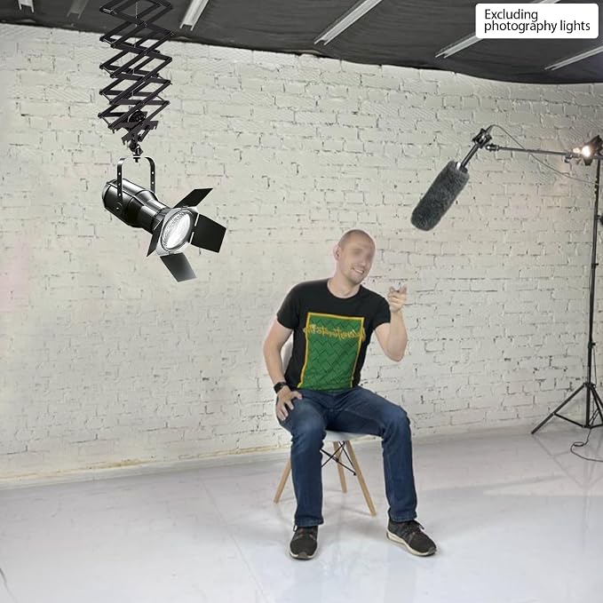 Photography Ceiling Rail System, 2m Stretch Ceiling Light Mount Support - Image 2