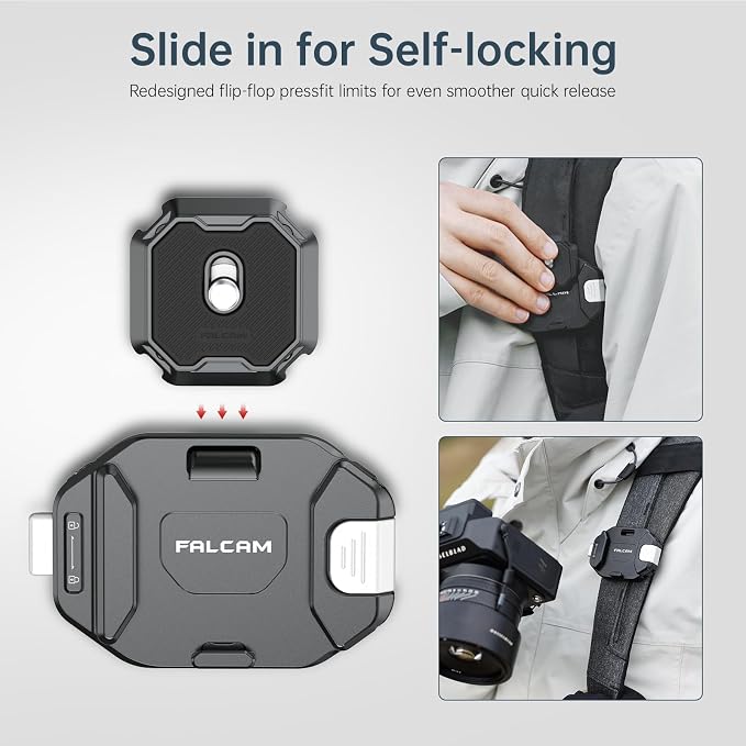 ULANZI F38 Camera Backpack Strap Clip Quick Release Kit - Image 3