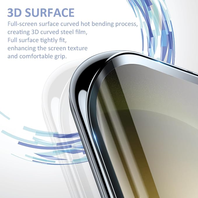 for Samsung Galaxy S23 Ultra Screen Protector, 3 Pack Tempered Glass - Image 3