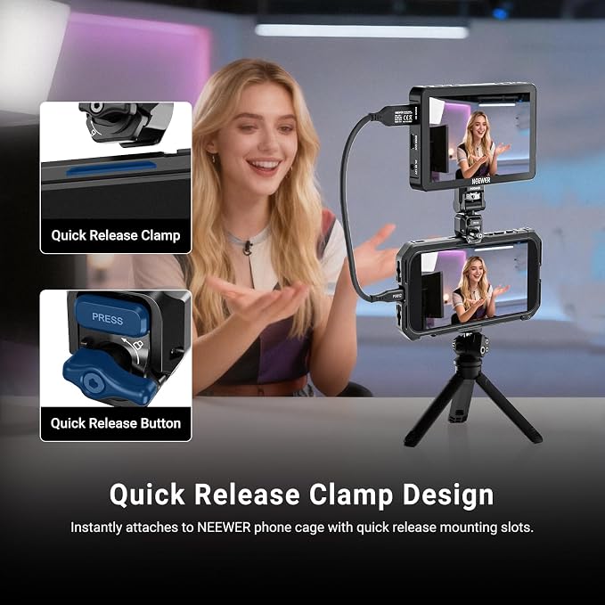 NEEWER Quick Release Monitor Mount - Image 5
