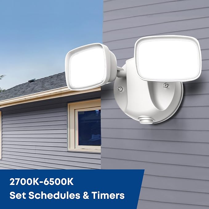 Smart WiFi Dual Head LED Flood Light - Image 10