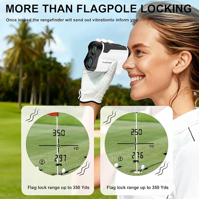 Precision Laser Rangefinder for Golf & Hunting, 800/1000/1300 m Range, 6X - Image 4