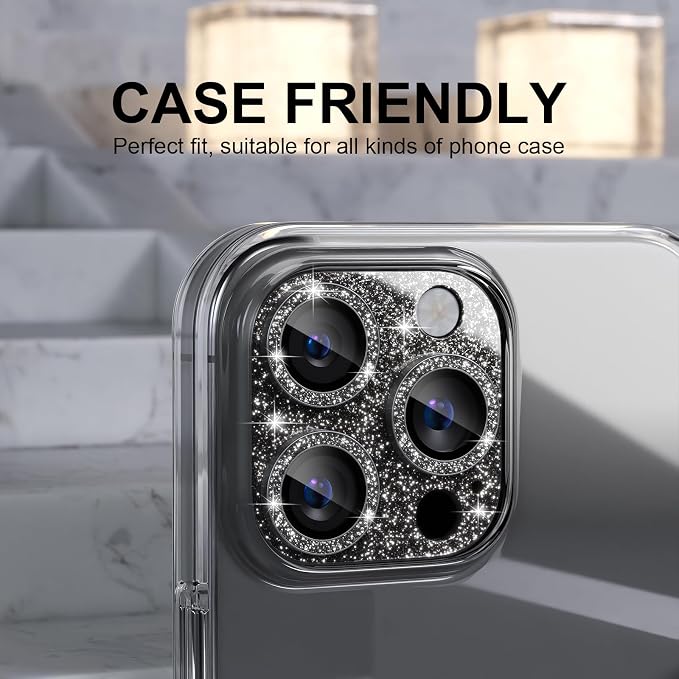 Choiche Compatible for iPhone 16 Pro/iPhone 16 Pro Max Camera Lens Protector - Image 4