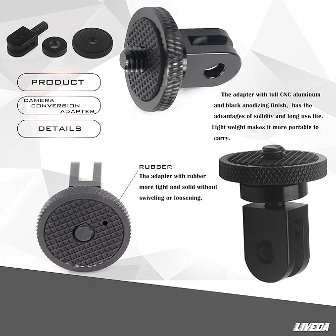 Niewalda Aluminum Camera Tripod Mount Adapter, Suitable - Image 2