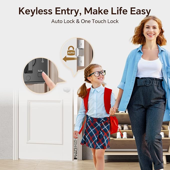 Ulecoce Keyless Entry Door Lock - Image 6