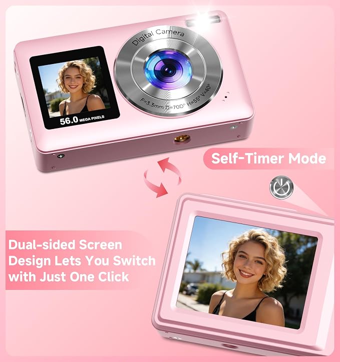 Digital Camera with Dual Screens - Image 2