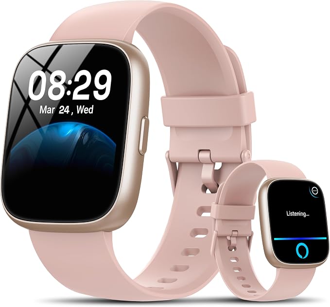 Smart Watch with Alexa Built-in, 1.83" HD Touchscreen Fitness Tracker with by Cillso