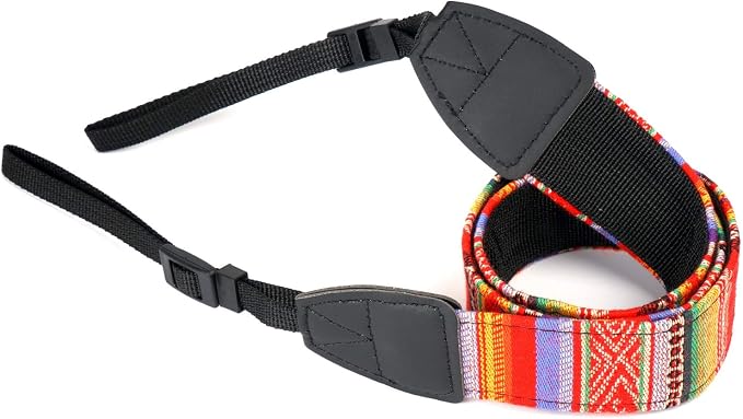 Camera Strap Canvas Rainbow Shoulder Strap - Image 7