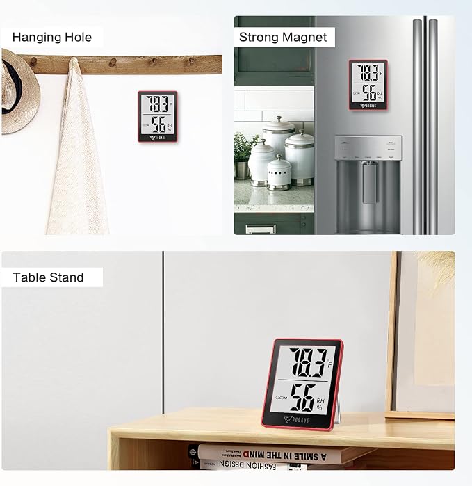 DOQAUS Digital Hygrometer Indoor Thermometer Humidity Gauge Room Thermometer - Image 6