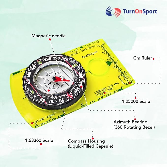 TurnOnSport Orienteering Compass - Image 2