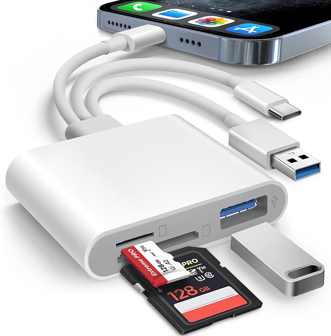 AkHolz SD Card Reader for iPhone iPad Mac Trail Game Camera Viewer Built-in by AkHolz