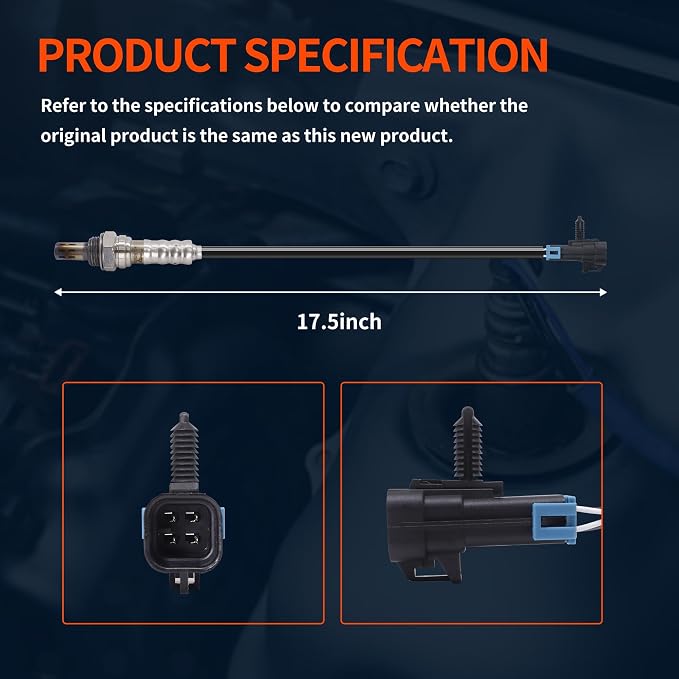 HiSport 250-24492 Upstream/Downstream Oxygen Sensor Compatible - Image 2