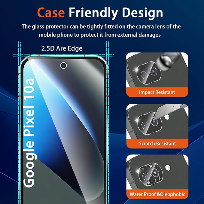 Glass Screen Protector for Google Pixel 10a - Image 6