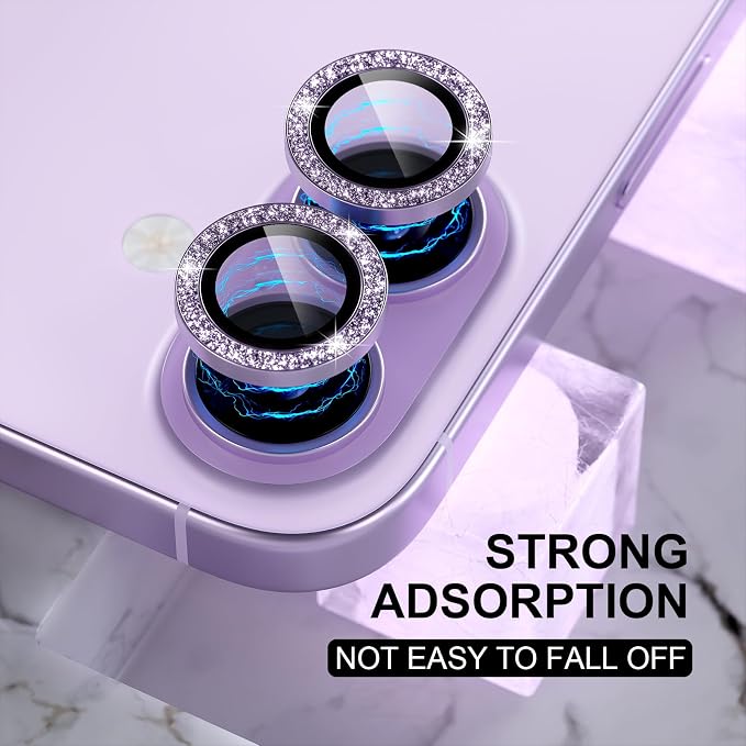 Choiche Compatible for iPhone 17 Camera Lens Protector Bling, 9H Tempered Glass - Image 6