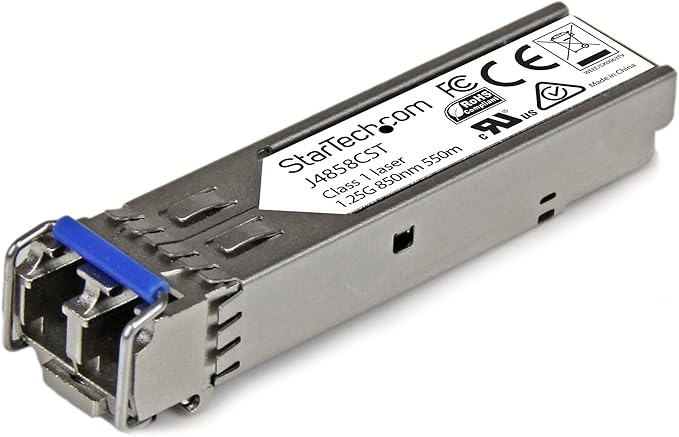 StarTech HP J4858C Compatible Transceiver Module Gigabit Fiber SFP 0.5" x 0.6" by StarTech