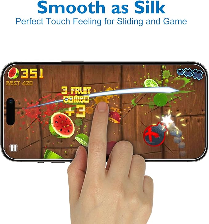 Mothca 2 Pack Matte Glass Screen Protector - Image 5