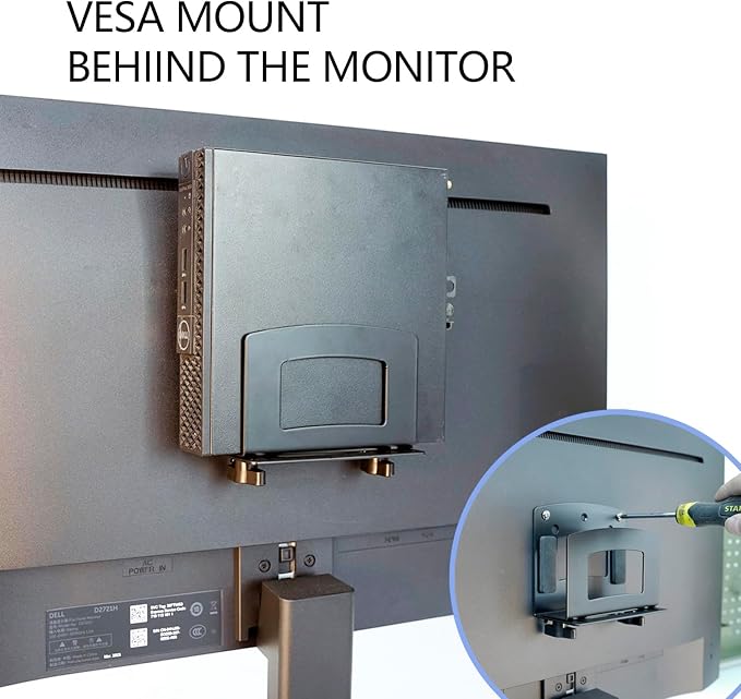 Monzlteck Adjustable Small Device Wall Mount Or VESA Mount Behind the Monitor - Image 6