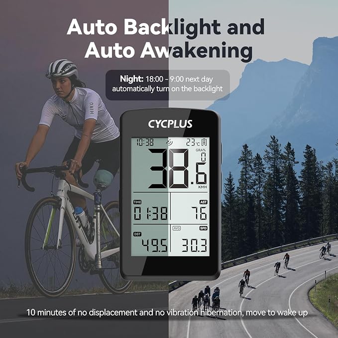 CYCPLUS Bike Computer GPS Wireless, ANT+ Cycling Computer GPS - Image 8